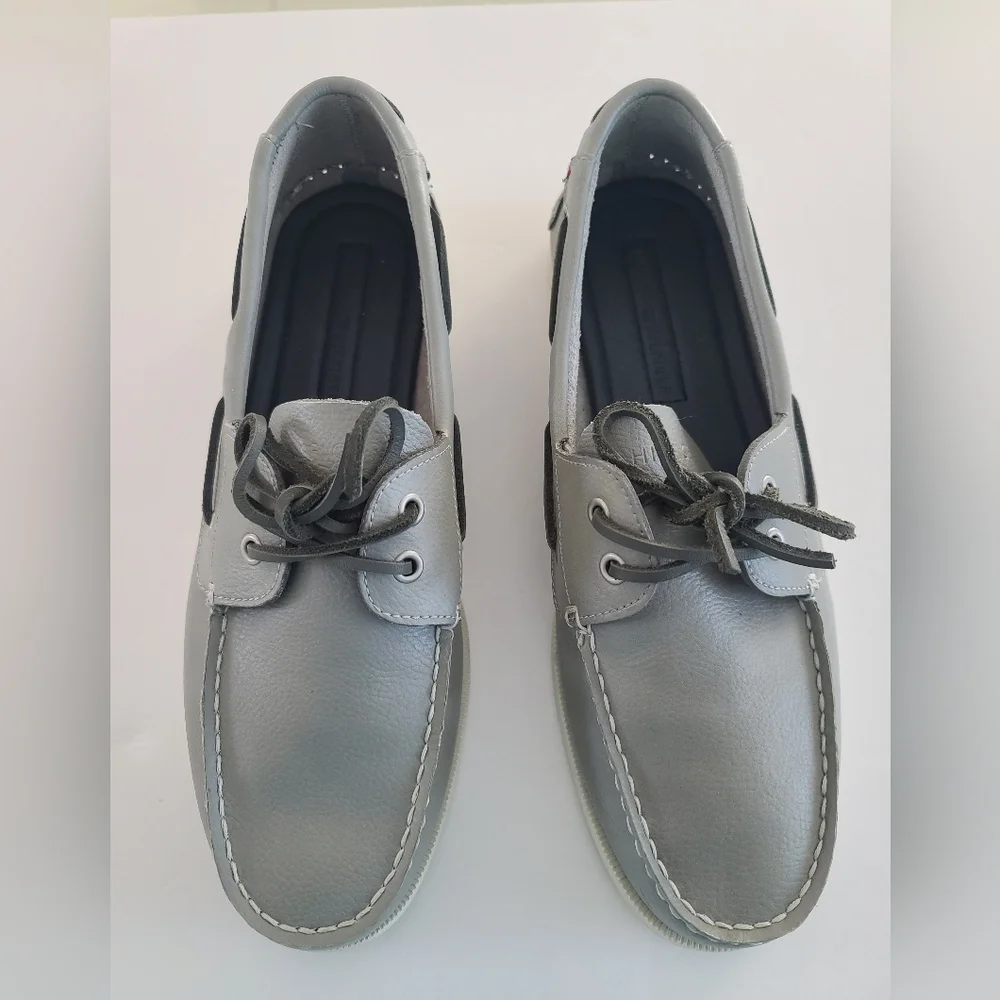 Tommy Hilfiger TM Bowman Men's Boat Shoes Gray Size 9.5